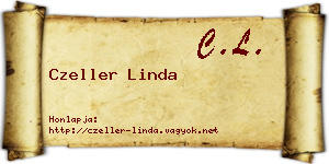 Czeller Linda névjegykártya